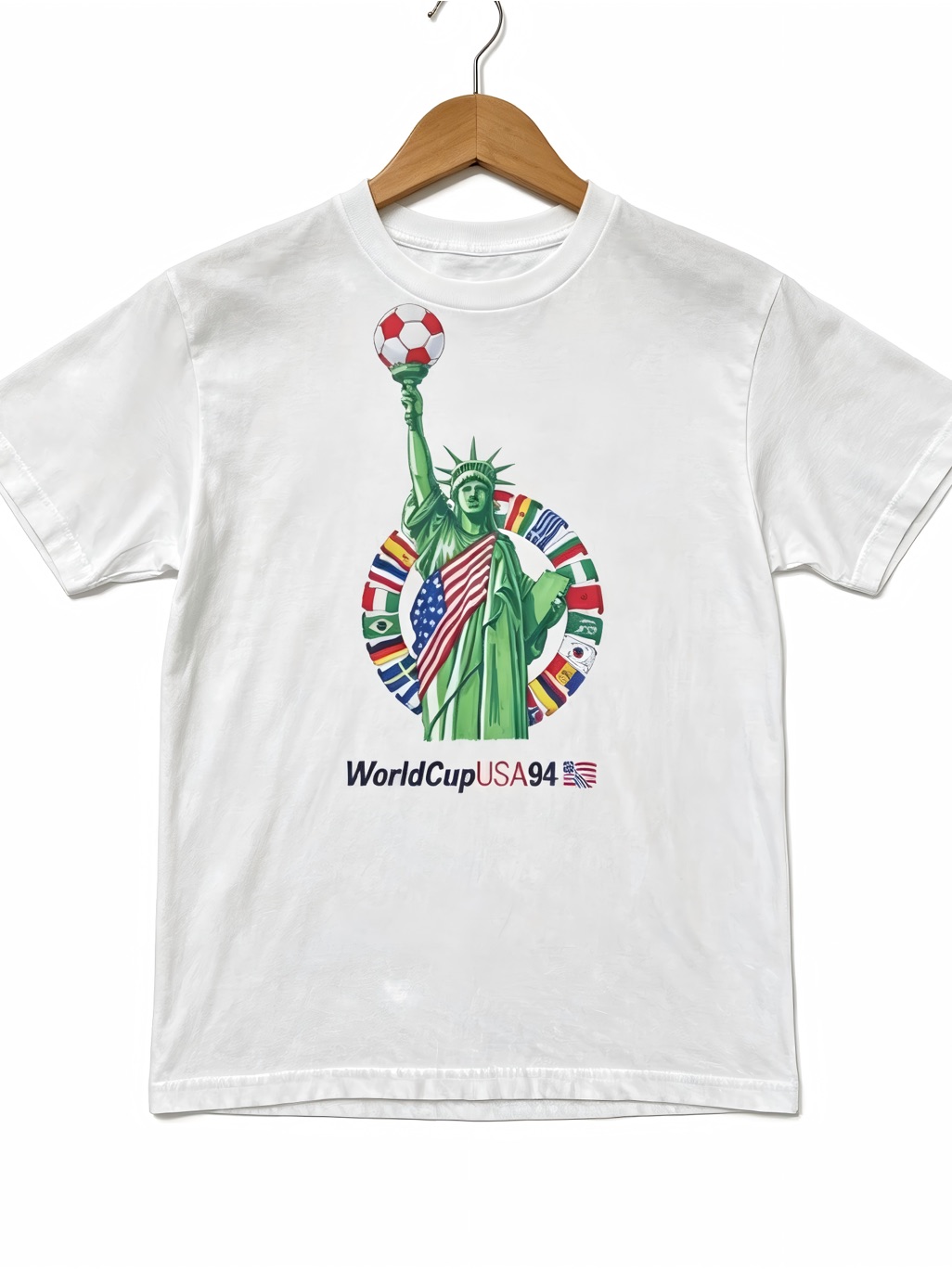 Vintage World Cup Usa Womens Mens TShirt Unisex